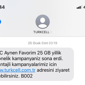 Turkcell Taahhüt Sonrası Bilgilendirme Eksikliği Ve Faturalandırma Sorunu