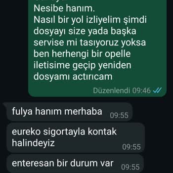 Opel Ve Eureko Sigorta İle Çözülmeyen Cam Sorunu