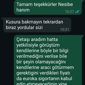 Opel Ve Eureko Sigorta İle Çözülmeyen Cam Sorunu