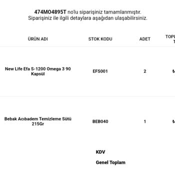 Eksik Gönderim Ve Para İadesi Sorunu