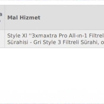 Yanlış Ürün Bilgisi Ve Eksik Filtre Sorunu