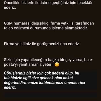 İşten Ayrıldıktan Sonra Numara Güncelleme Sorunu