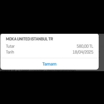 Kredi Kartımdan Habersiz 580 TL Çekildi