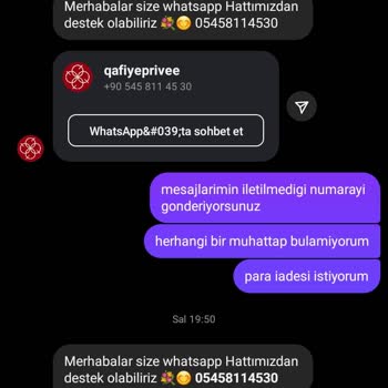 Qafiye Prive'den Sipariş Sonrası İletişim Sorunları Ve Mağduriyet