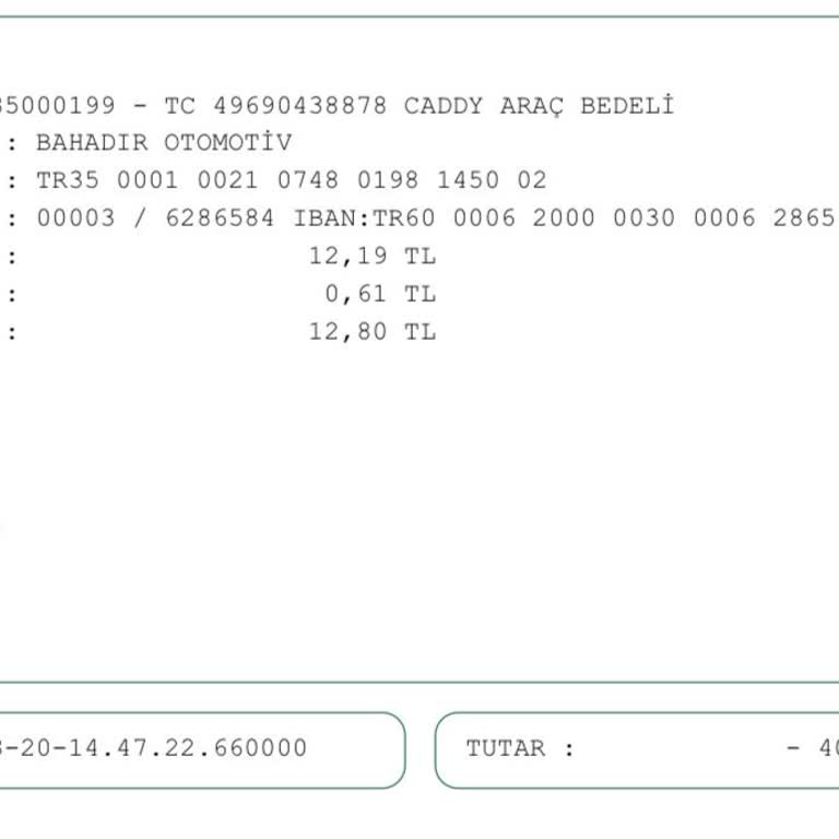 Kapora İadesi Yapılmayan Volkswagen Caddy Alımı