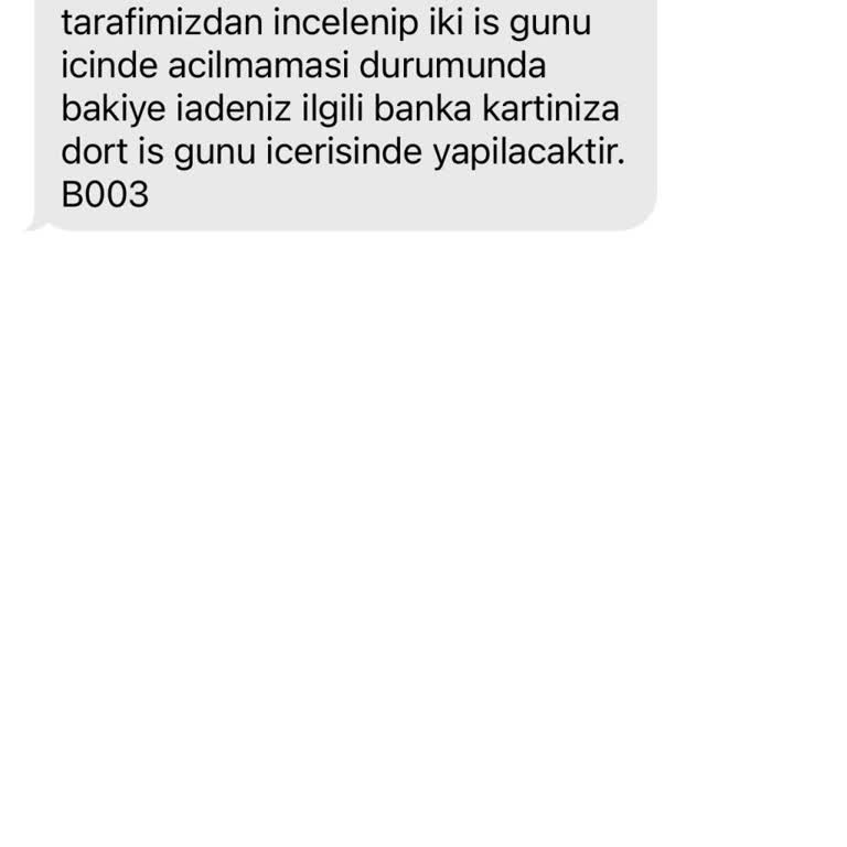 Vodafone Pay Kart Blokesi Ve Para İadesi Sorunu