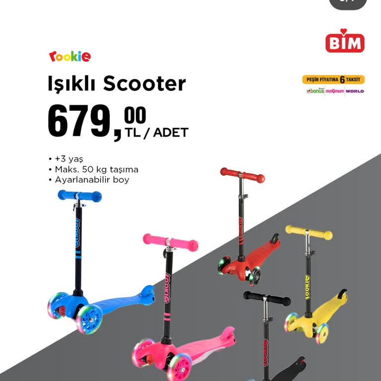 BİM Scooter Renk Seçimindeki Dengesizlik