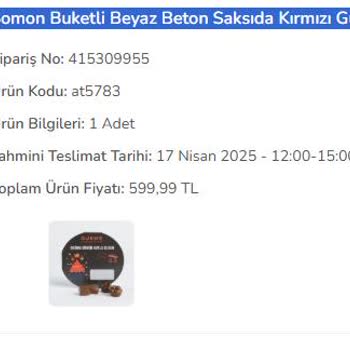 Çiçek Sepeti'nden Hayal Kırıklığı: Yanlış Ürün Ve Yetersiz Hizmet