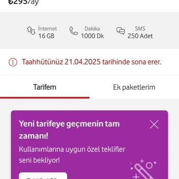 Vodafone Tarifeleri: Uygun Seçenekler Sunulmuyor