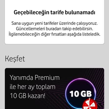 Vodafone Tarifeleri: Uygun Seçenekler Sunulmuyor