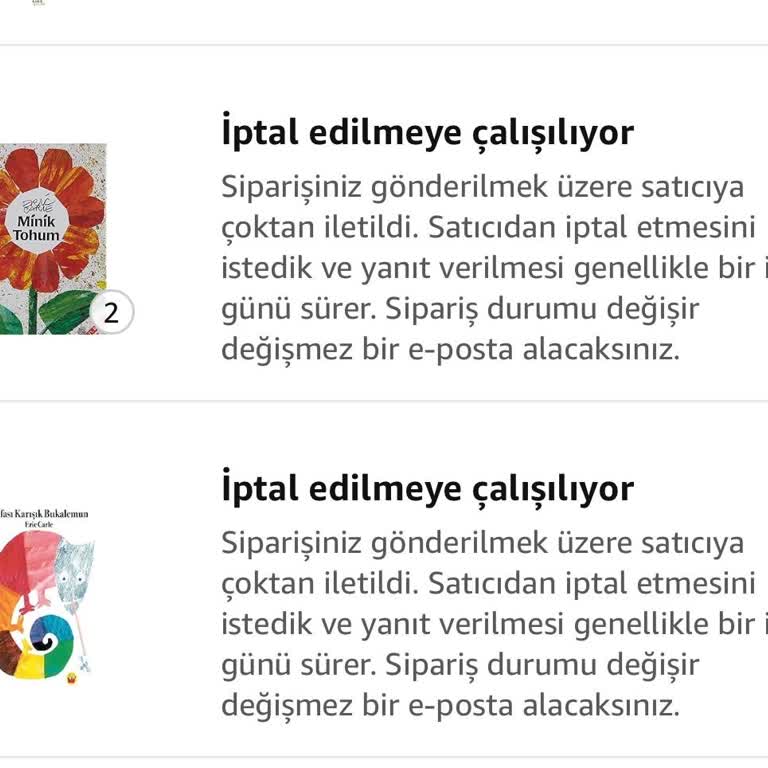 Amazon'da İptal Edilemeyen Sipariş Ve İade Sorunu
