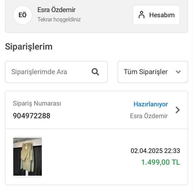 Ürün Tedarik Edilmedi, Ücret İadesi Yapılmıyor