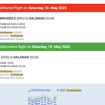 Sunexpress'in İptal Edilen Uçuşu: Anne Ve Bebeğe Zor Anlar