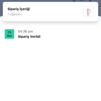 Termos Türkiye'den Aldığım Ürün 1 Aydır Teslim Edilmedi