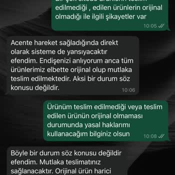 Termos Türkiye'den Aldığım Ürün 1 Aydır Teslim Edilmedi