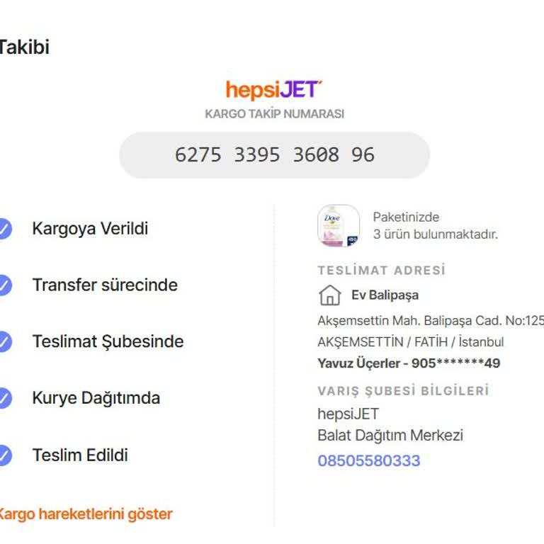 Hepsijet Kargo Dağıtıcısının Nezaketsiz Davranışı