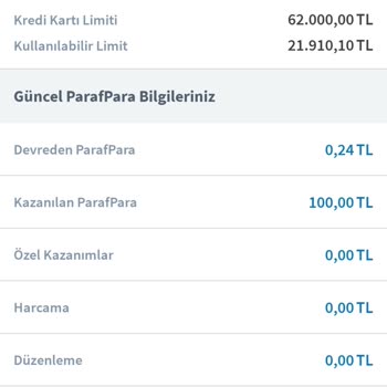 ParafPara Puanlarının Kullanılamaması Ve Silinmesi