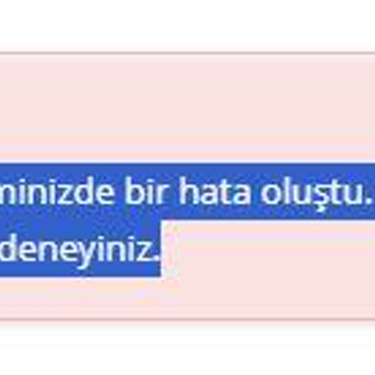 Passolig Kart Başvurusunda Sürekli Hata Alıyorum