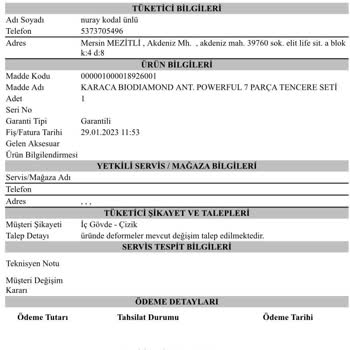 Karaca'nın Garantili Ürün Sorunu Ve Yanıltıcı Değişim Teklifi