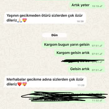 Eksik Ürün Ve Geciken Teslimat Sorunu