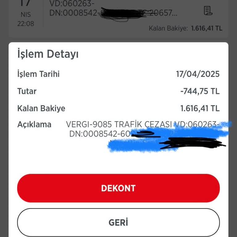 Ziraat Mobil Bankası'nda Tekrarlanan Ceza Ödemesi Sorunu