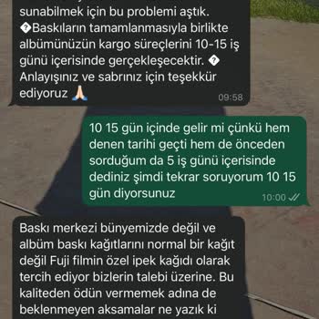 Düğün Albümünde Teslimat Sorunu Ve Gecikmeler