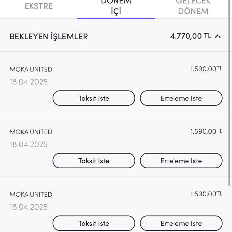 İzinsiz Çekim Şoku: Moka United'dan Beklenmedik Harcama