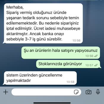 Sürekli Ertelenen Sipariş Ve İptal Sorunu