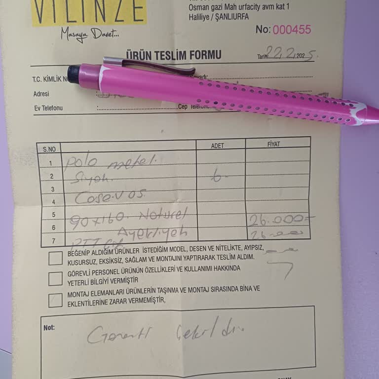 Vilinze Mağazasında 3 Aylık Teslimat Çilesi