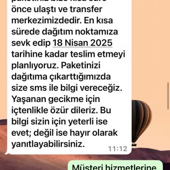 Kargo Kabusu: Ürünlerim Nerede?