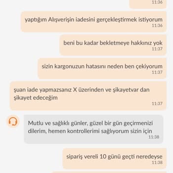 Kargoda Takılı Kalan Sipariş Ve İptal Sorunu