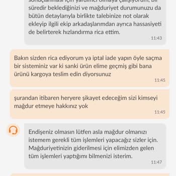 Kargoda Takılı Kalan Sipariş Ve İptal Sorunu