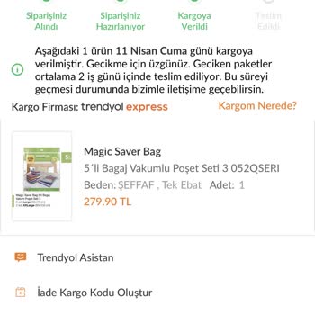 Kargoda Takılı Kalan Sipariş Ve İptal Sorunu