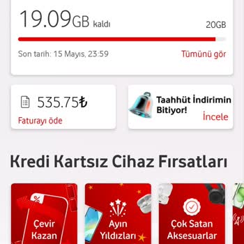 Vodafone Tarifelerinde Yüksek Fiyat Artışı