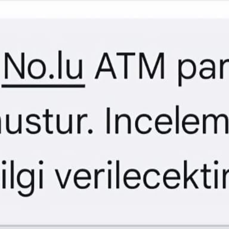 ATM'de Sıkışan Para: Müşteri Hizmetleri Ve Geciken Çözümler