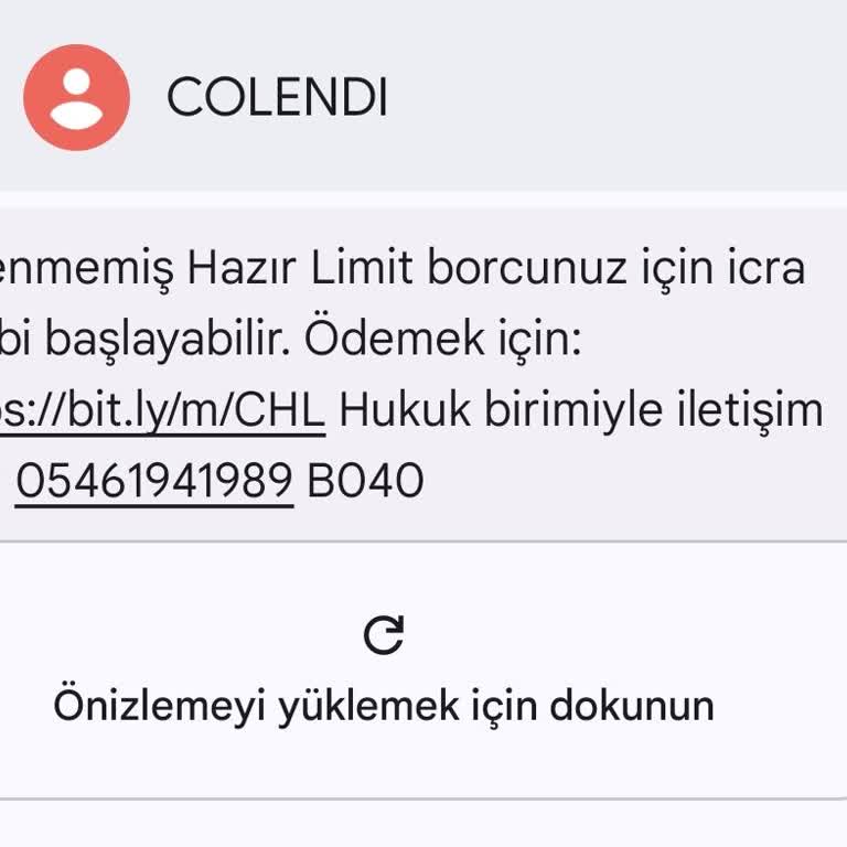 Yanlış İcra Mesajlarıyla Mağduriyet