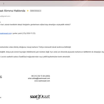 Kuzey Saat'ten Alınan Replika Ürün Mağduriyeti