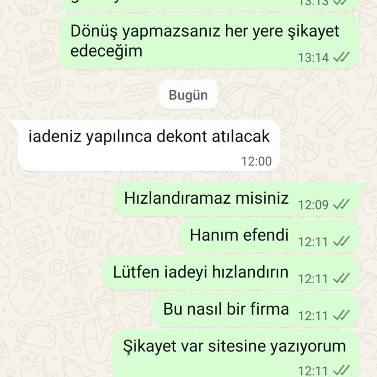 Stokta Olmayan Ürün Satışı Ve Yetersiz Müşteri Hizmetleri