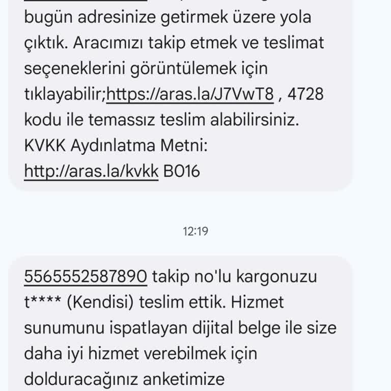 Kargo Teslimatında Keyfi Uygulama