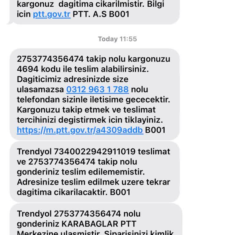 PTT Kargo Karabağlar Şubesi Teslimat Sorunu Ve İletişimsizlik