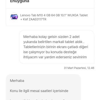 Garanti Kapsamında Ücret Talebi Ve Çözüm Eksikliği