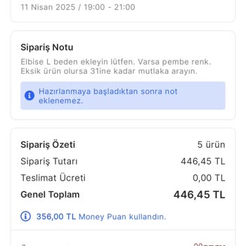 İptal Edilen Siparişler Sonrası Money İadesi Sorunu