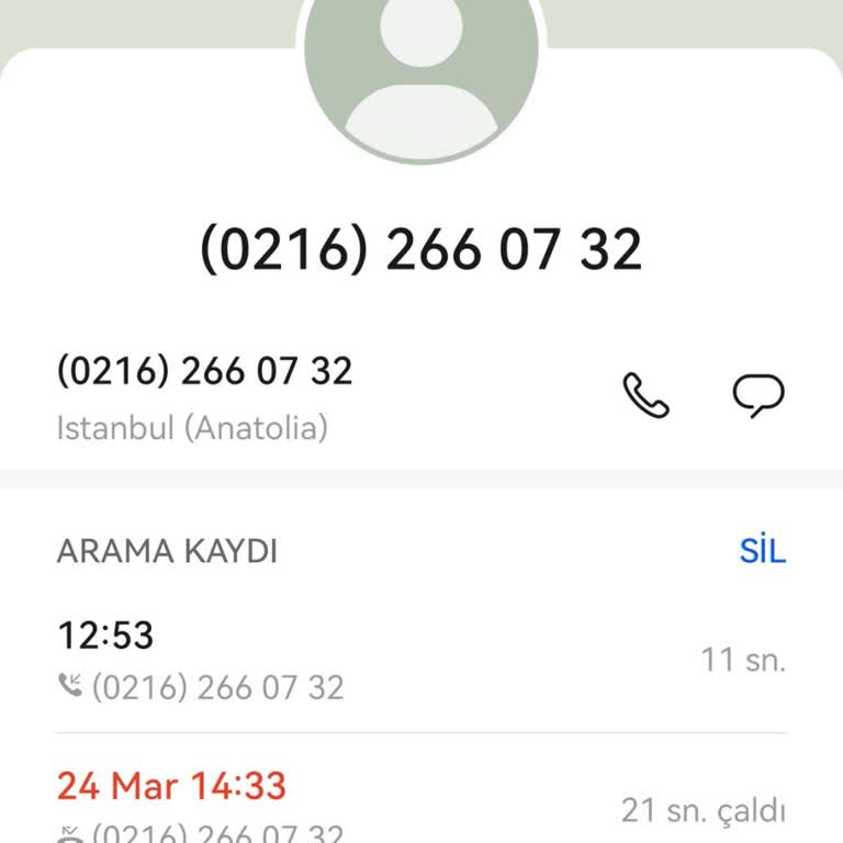 Yanıtsız Çağrılarla Rahatsız Ediliyorum