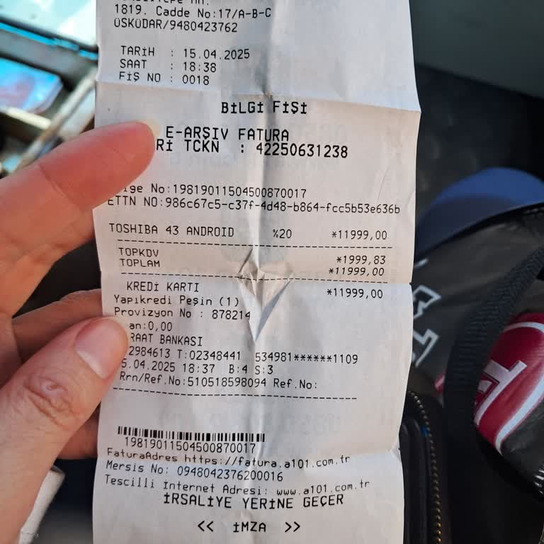 A101'den Aldığım TV'nin İade Sorunu Ve Kötü Müşteri Hizmeti