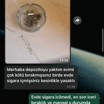 Airbnb Host Kept My ₺3000 Deposit Using False Excuses After Stay with No Damages