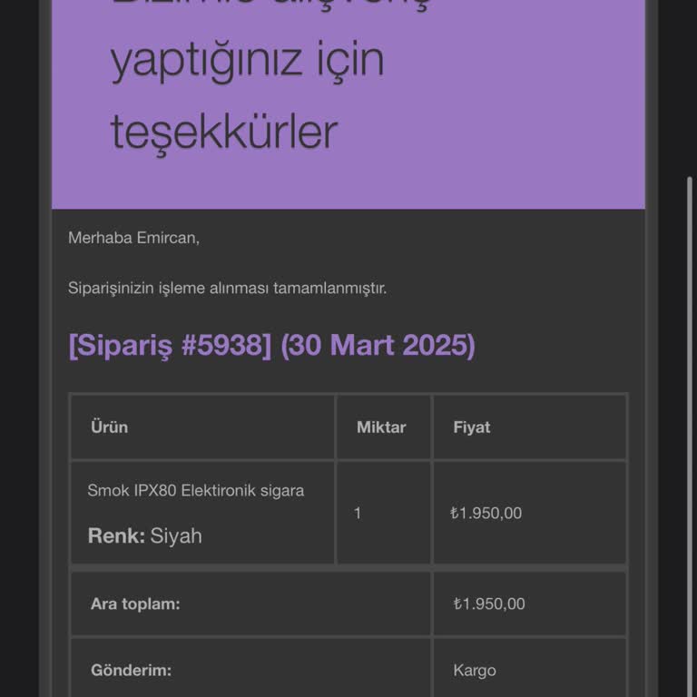 Sipariş Verdim, Ürün Gelmedi Ve İletişim Engellendi