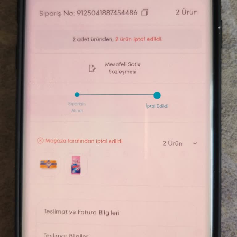 Zamanında Teslim Edilmeyen Sipariş Ve İletişim Eksikliği