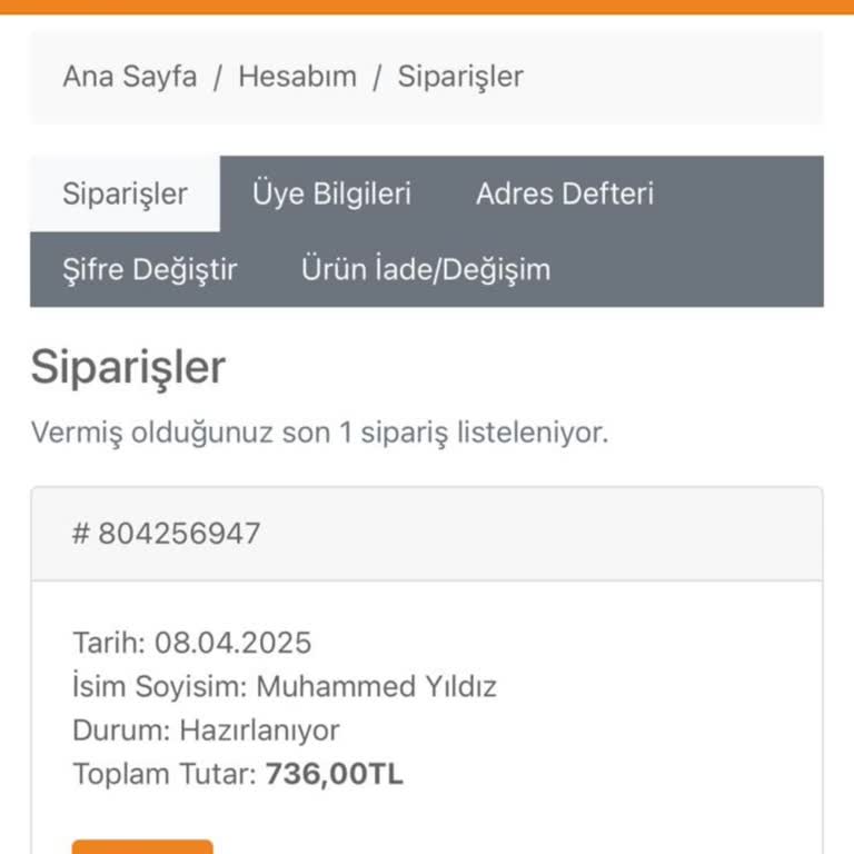 Geciken Sipariş Ve İletişim Sorunlarıyla Mağduriyet