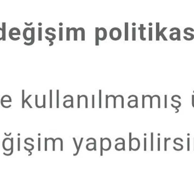 İade Sürecinde Yaşanan Zorluklar Ve Yetersiz Müşteri Hizmetleri
