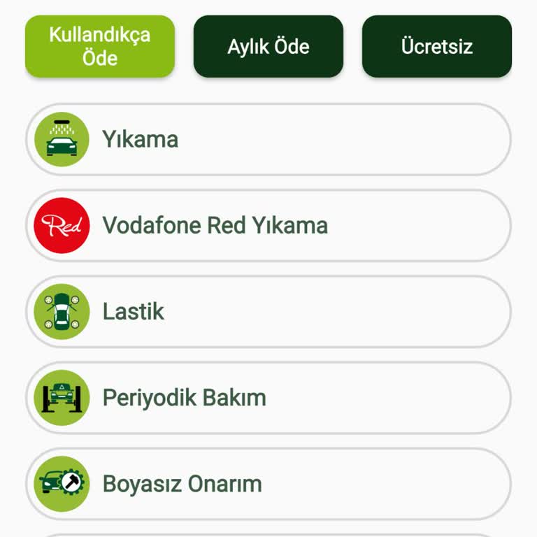 Vodafone Red Tarife Kampanyası: Kaldırılan Oto Yıkama Hizmeti